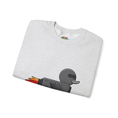 Unisex Heavy Blend™ Crewneck Sweatshirt (Robot Duck)