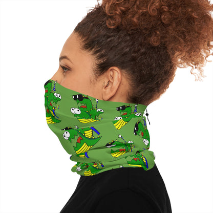 Winter Neck Gaiter With Drawstring (Larry the Snake thing)