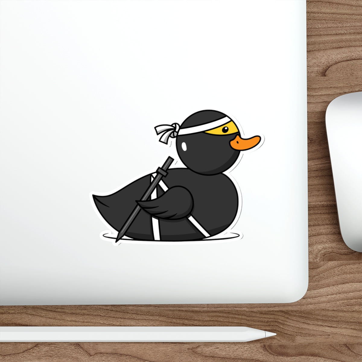Die-Cut Stickers | Vibrant Art for Personalization (Ninja Duck)