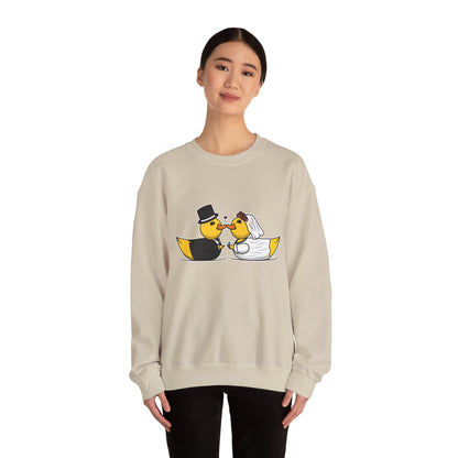 Unisex Heavy Blend™ Crewneck Sweatshirt (Wedding Ducks)