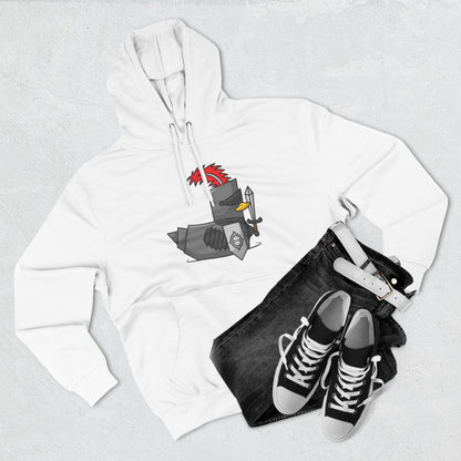 Three-Panel Fleece Hoodie (Knight Duck)
