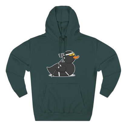 Three-Panel Fleece Hoodie (Ninja Duck)