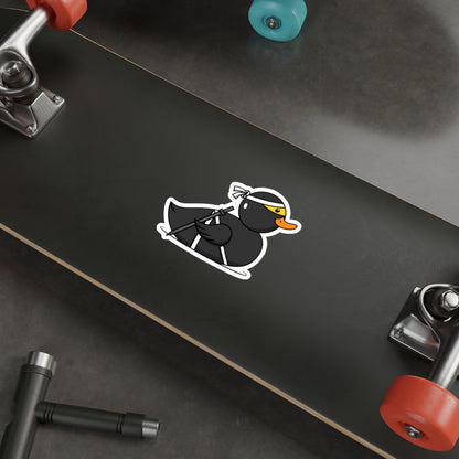 Die-Cut Stickers | Vibrant Art for Personalization (Ninja Duck)