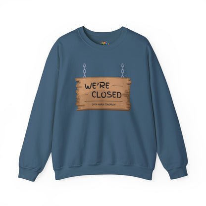 Unisex Heavy Blend™ Crewneck Sweatshirt (We're Closed)