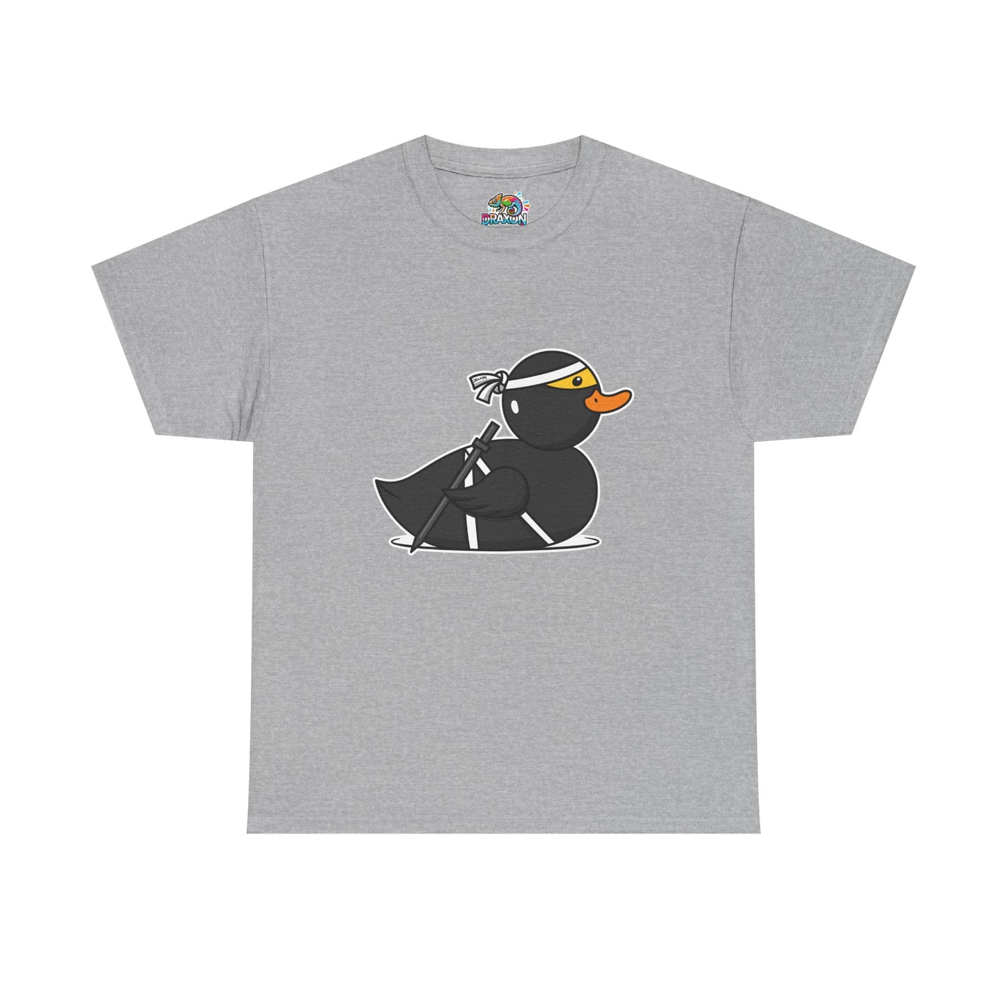 Unisex Heavy Cotton Tee (Ninja Duck)