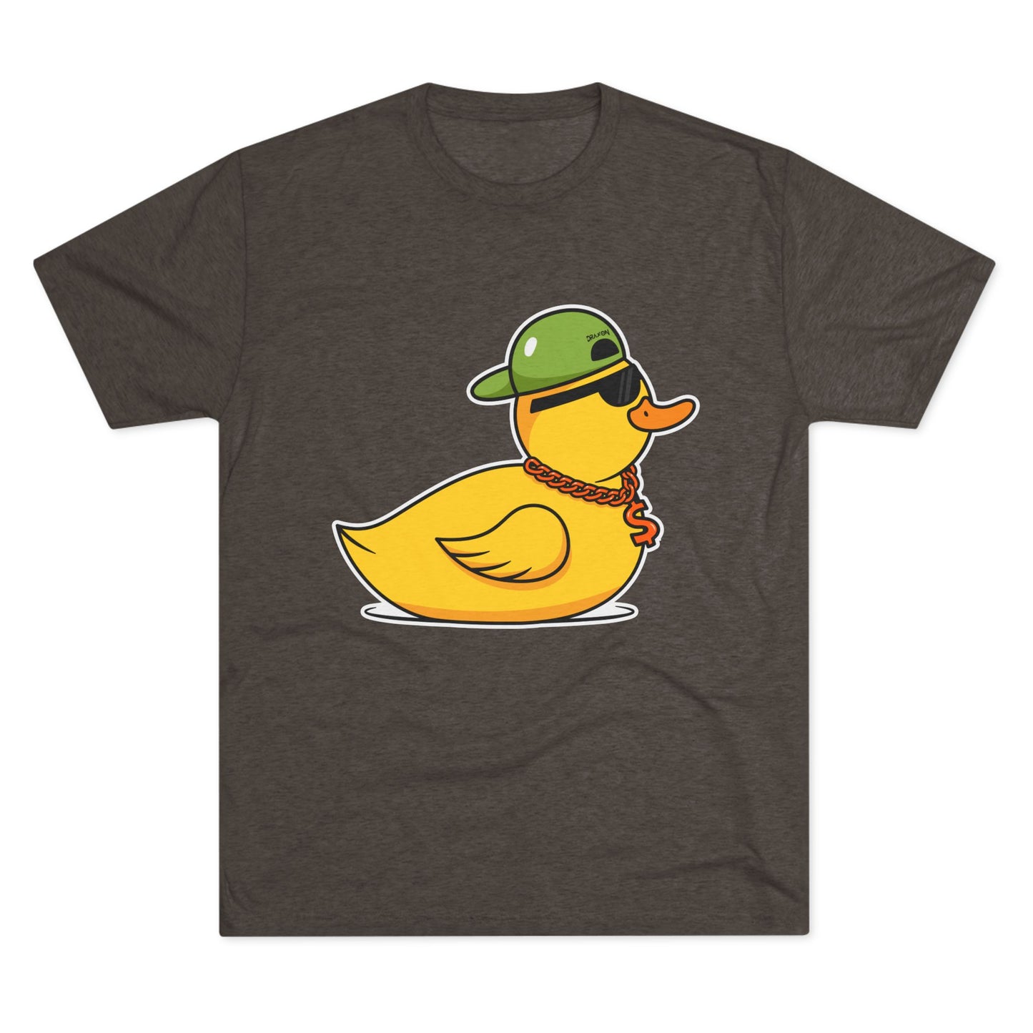 Unisex Tri-Blend Crew Tee (Ninja Duck)