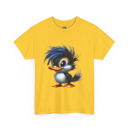 Unisex Heavy Cotton Tee (Blue Hair Duck)