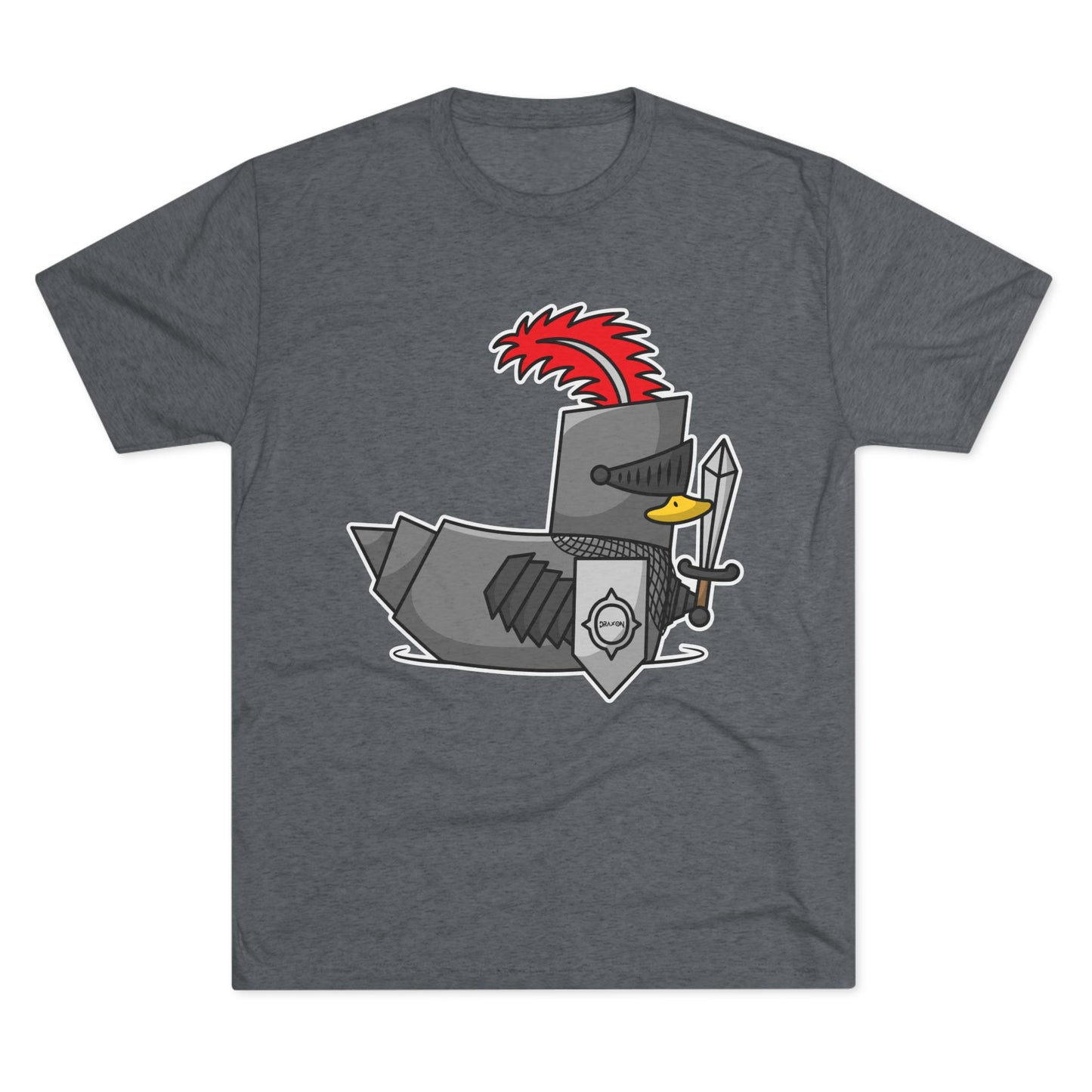 Unisex Tri-Blend Crew Tee (Knight Duck)