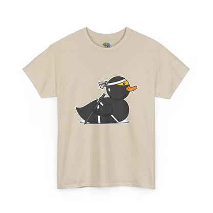 Unisex Heavy Cotton Tee (Ninja Duck)
