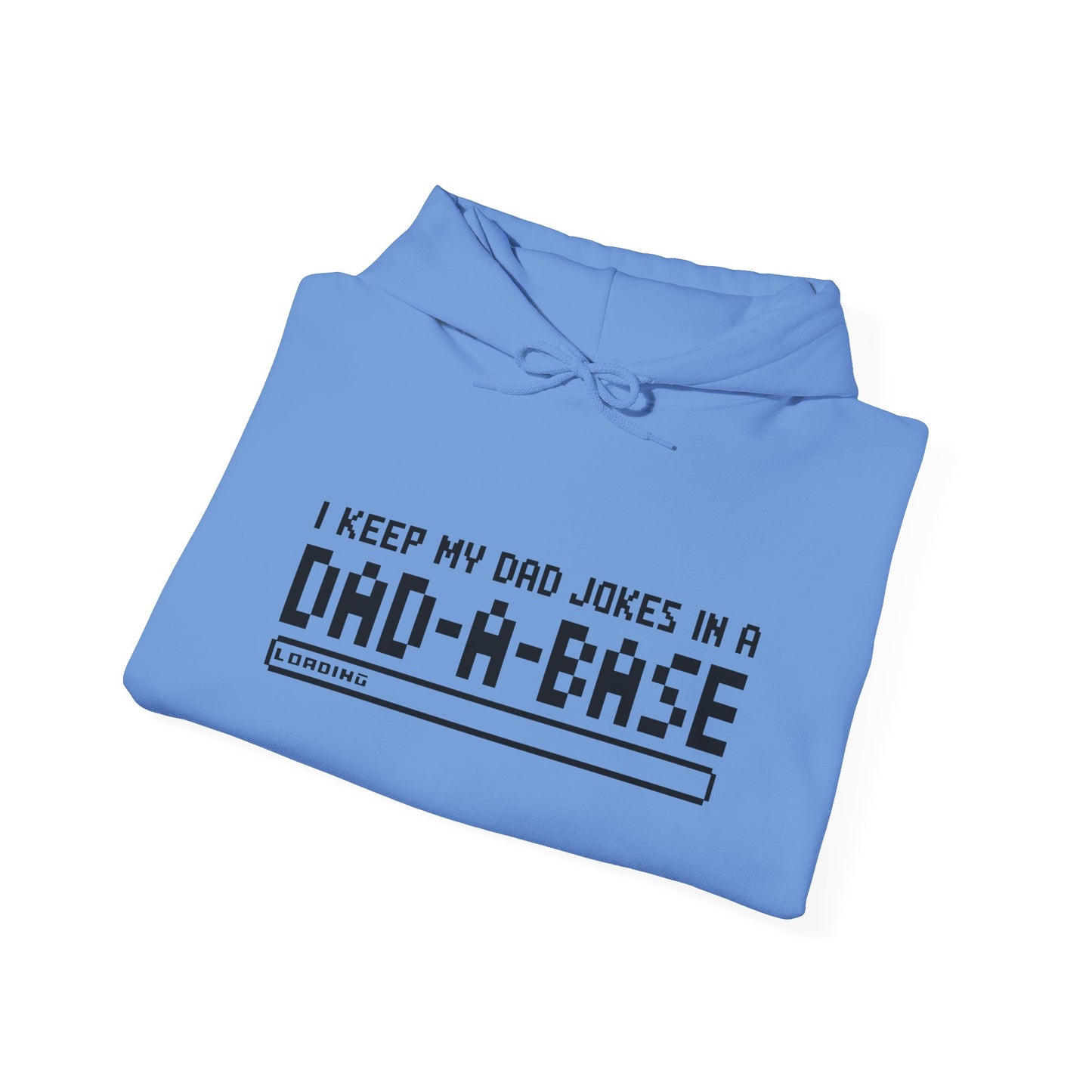 Dad Jokes Hoodie - Unisex Heavy Blend™ Sweatshirt (Keep my Jokes in a Dad-A-Base)