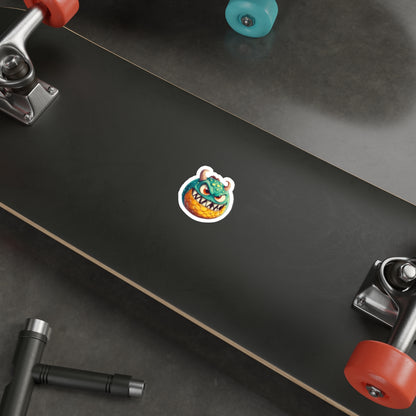 Die-Cut Stickers | Vibrant Art for Personalization (Green Monster 1)
