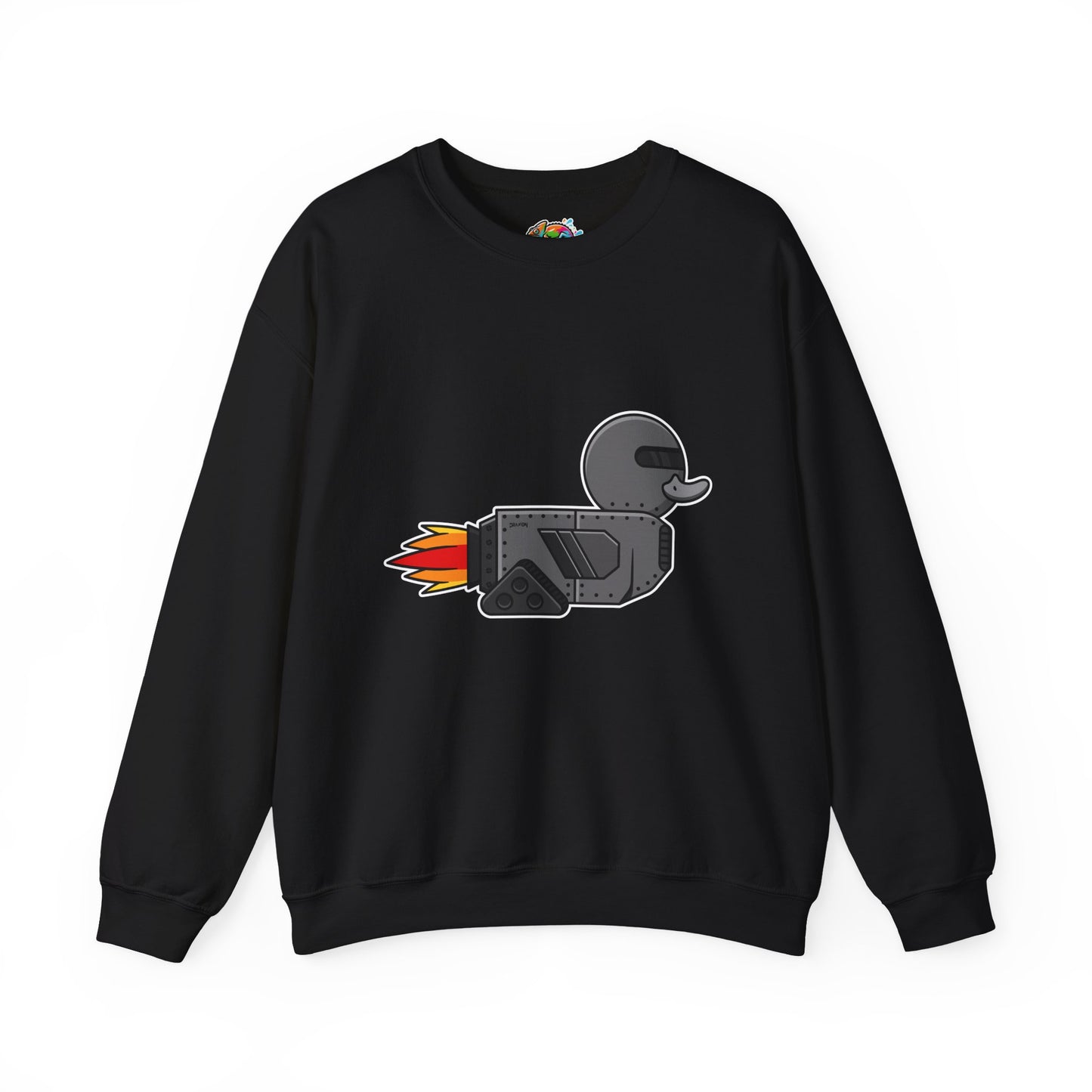 Unisex Heavy Blend™ Crewneck Sweatshirt (Robot Duck)