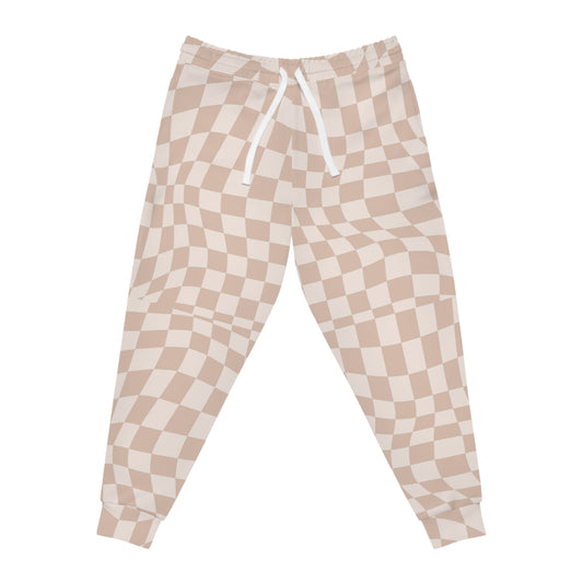 Athletic Joggers (Beige Pixels)