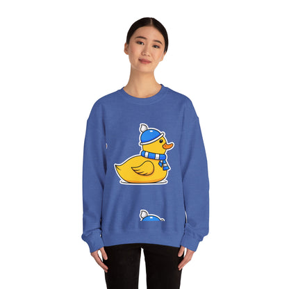 Unisex Heavy Blend™ Crewneck Sweatshirt (Chilly Duck)
