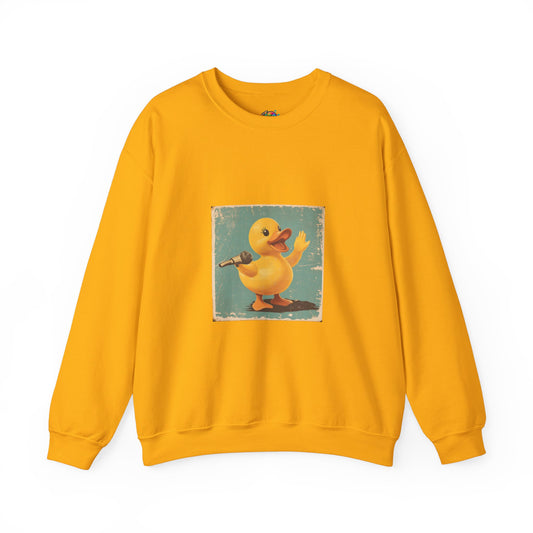 Unisex Heavy Blend™ Crewneck Sweatshirt (Karaoke Duck)