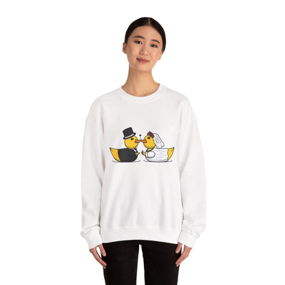 Unisex Heavy Blend™ Crewneck Sweatshirt (Wedding Ducks)