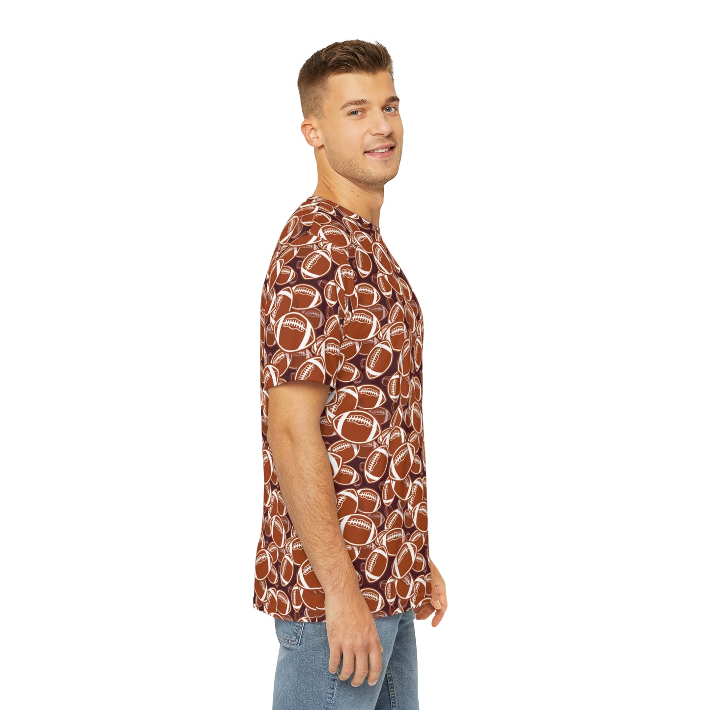 Men's Polyester Tee (Football)