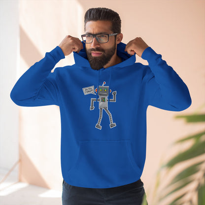Three-Panel Fleece Hoodie (Do the Robot)