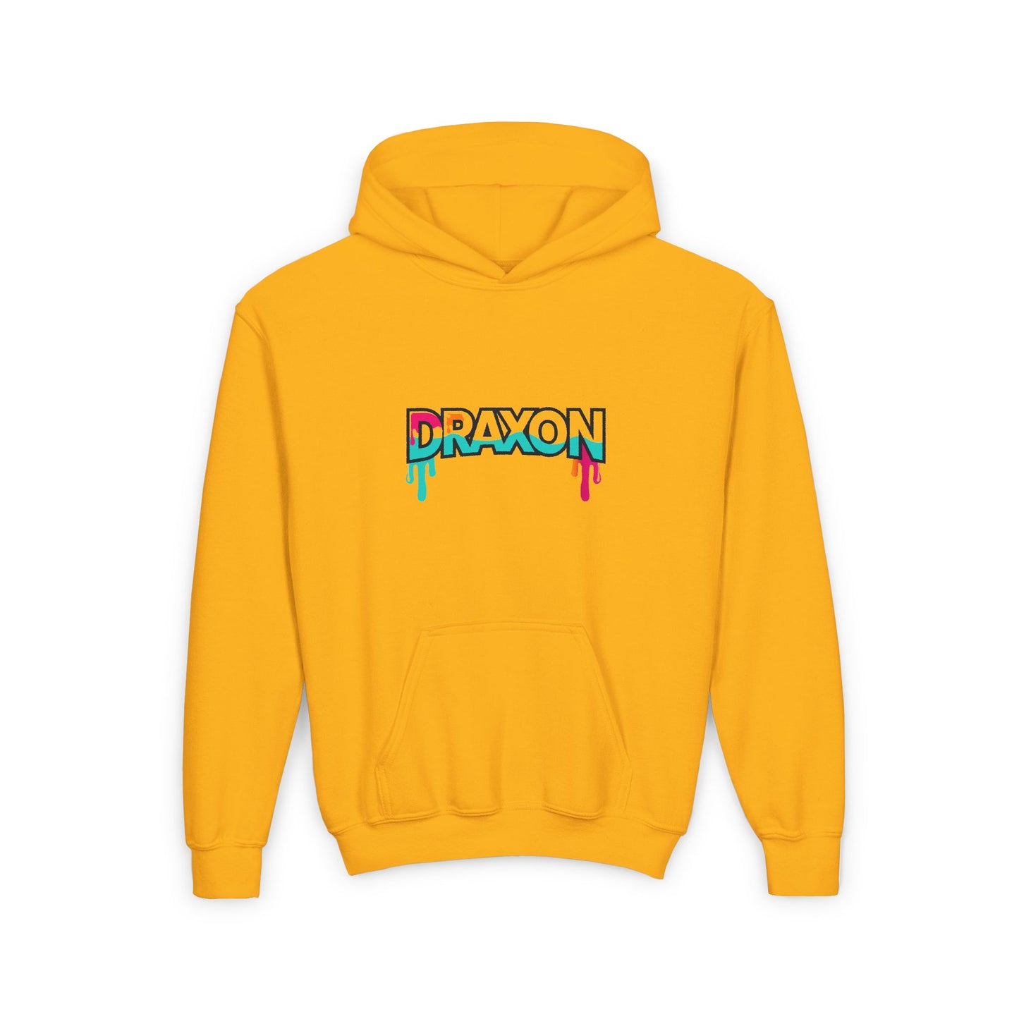 Youth Heavy Blend Hooded Sweatshirt (DC Logo 1)