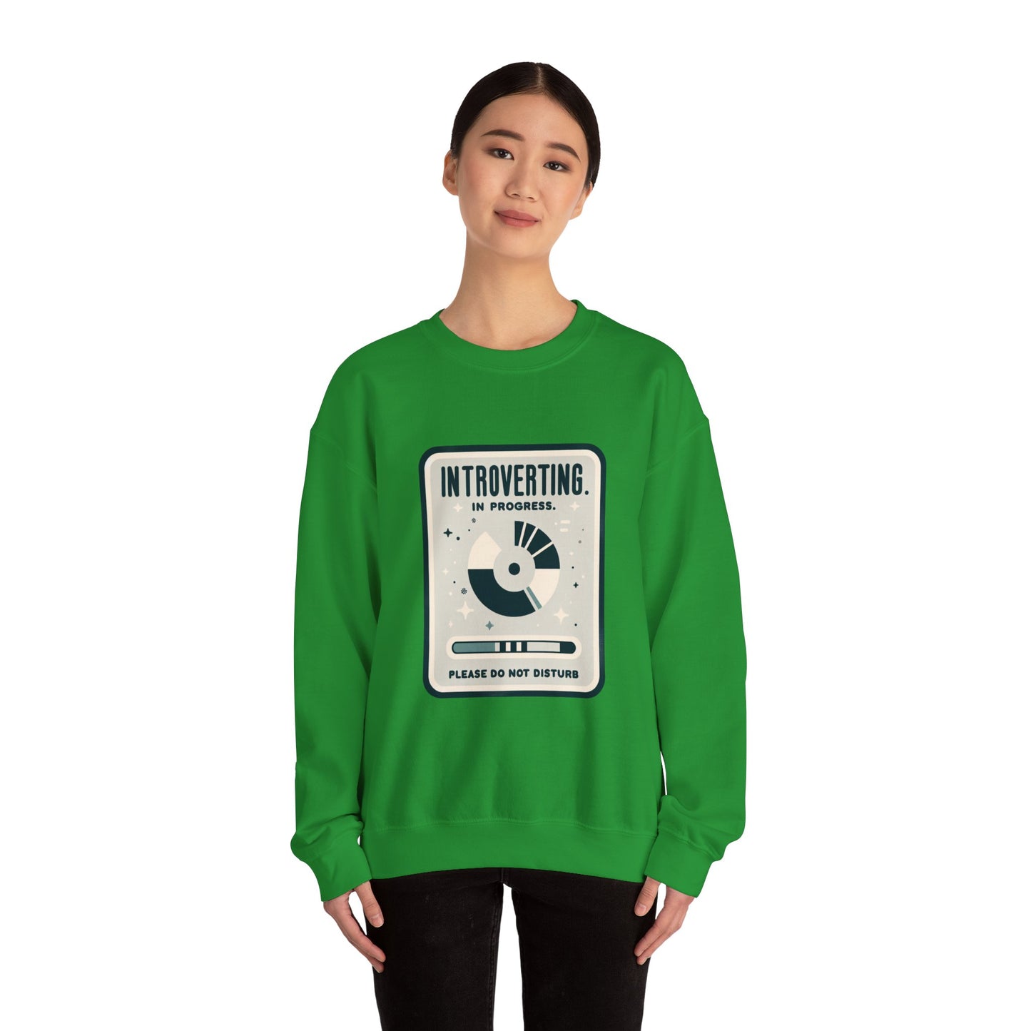 Unisex Heavy Blend™ Crewneck Sweatshirt (Introverting in Progress)