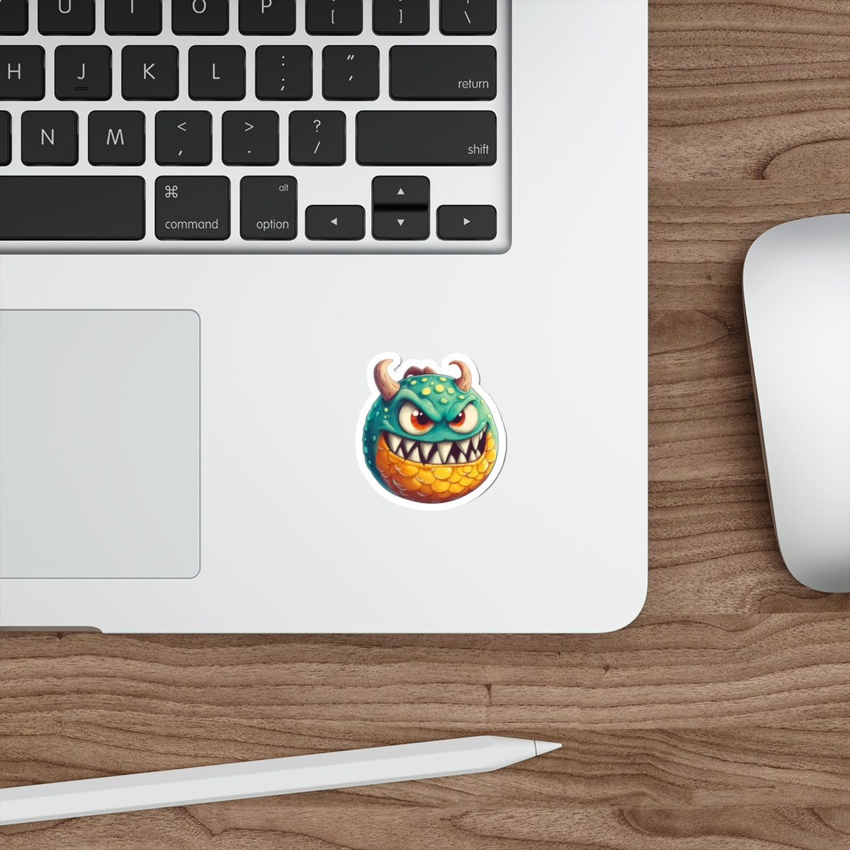 Die-Cut Stickers | Vibrant Art for Personalization (Green Monster 1)