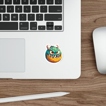 Die-Cut Stickers | Vibrant Art for Personalization (Green Monster 1)