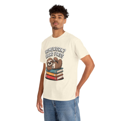 Unisex Heavy Cotton Tee (Homework? Hard Pass)