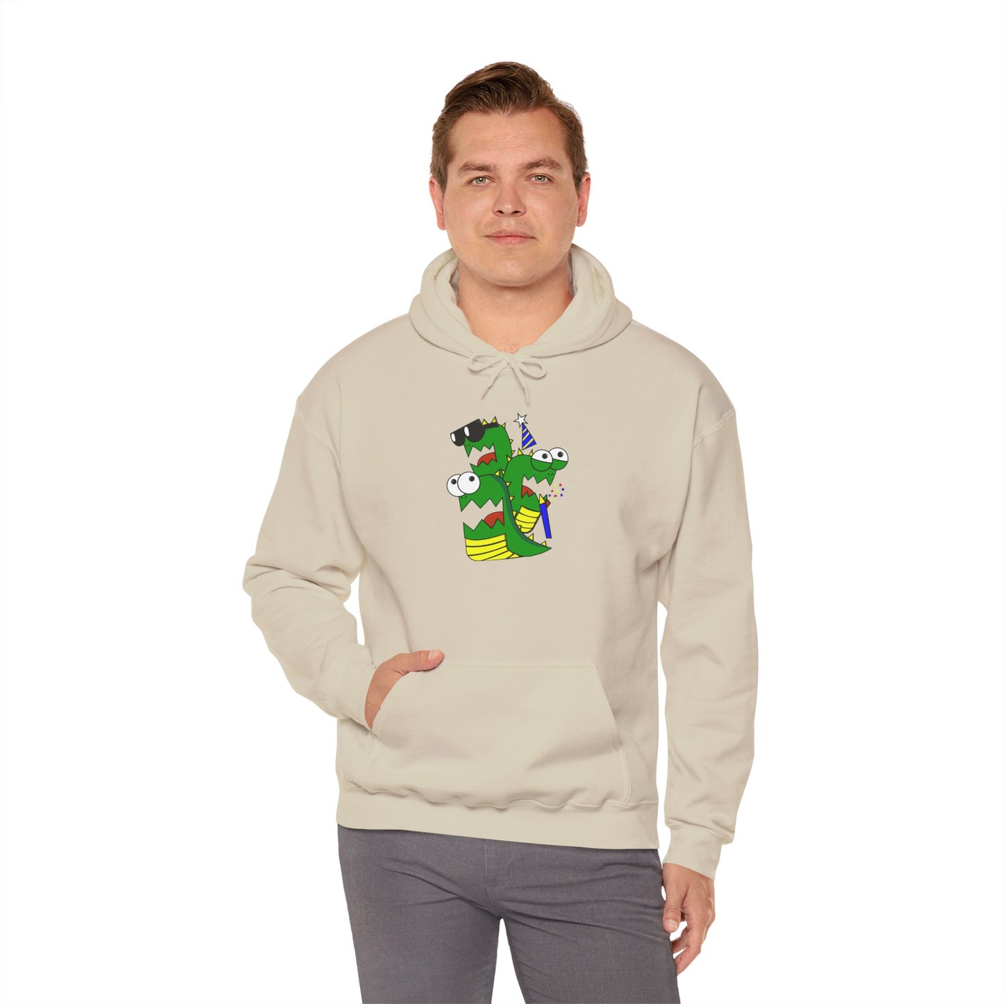Unisex Heavy Blend™ Hooded Sweatshirt (Larry the Snake thing)