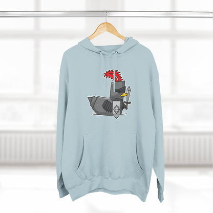 Three-Panel Fleece Hoodie (Knight Duck)