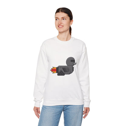 Unisex Heavy Blend™ Crewneck Sweatshirt (Robot Duck)