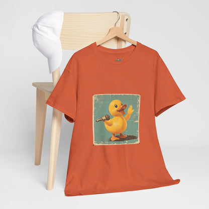 Unisex Heavy Cotton Tee (Karaoke Duck)