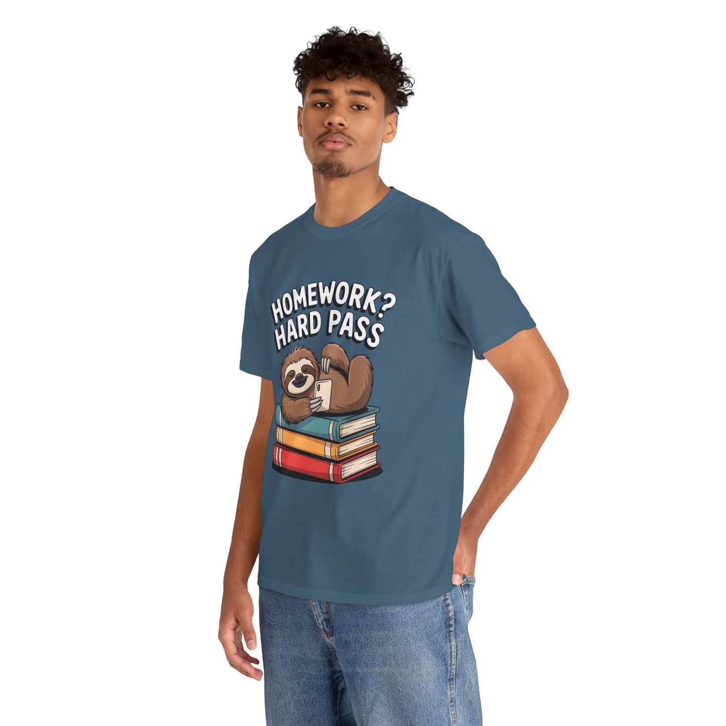 Unisex Heavy Cotton Tee (Homework? Hard Pass)