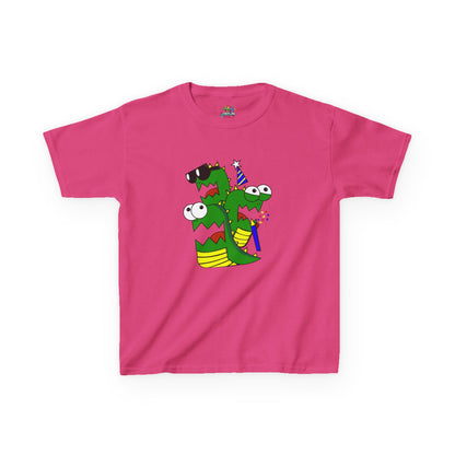 Kids Heavy Cotton T-Shirt (Larry the Snake thing)