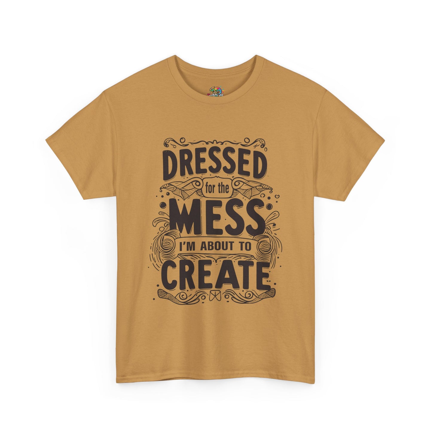 Unisex Heavy Cotton Tee (Dressed for the Mess)