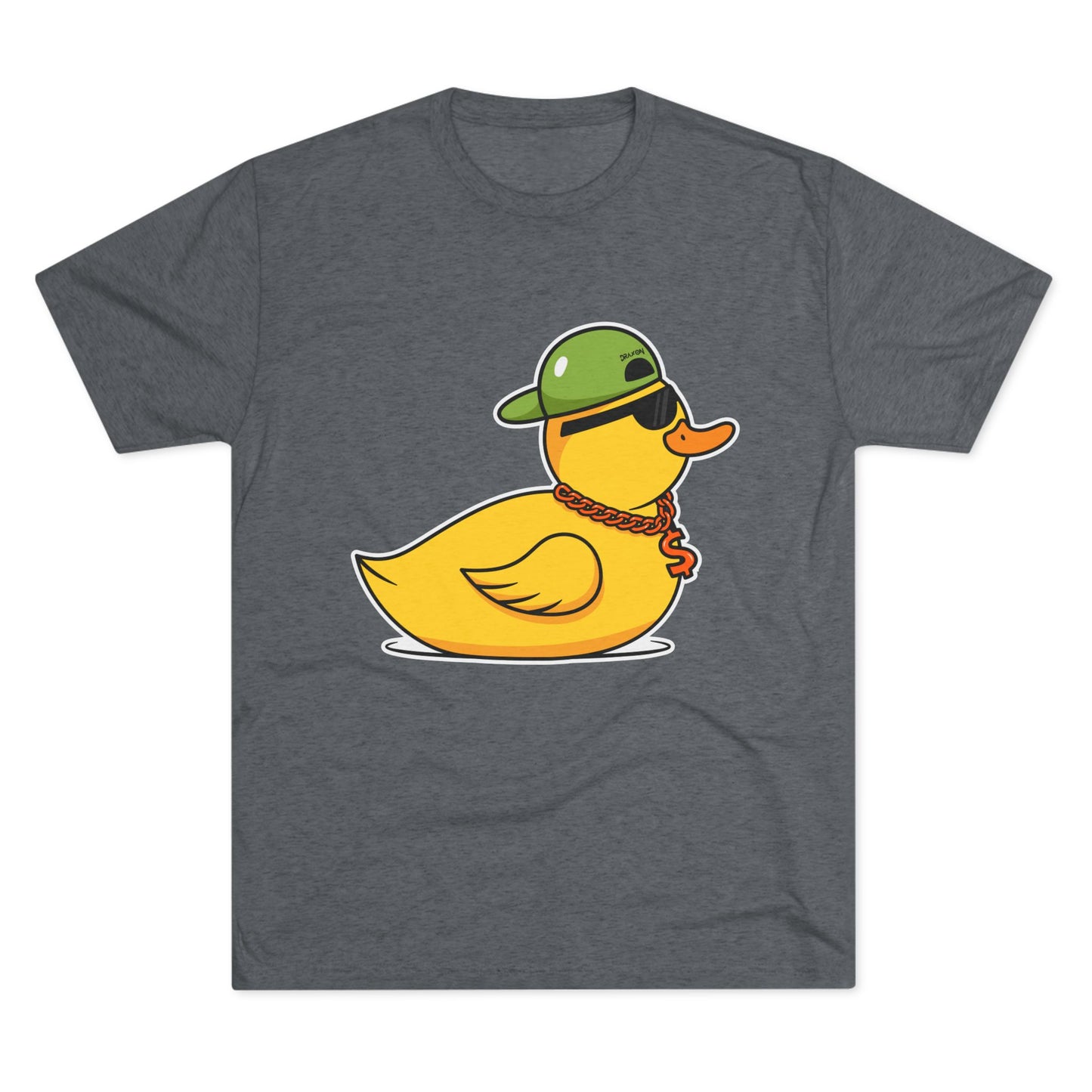 Unisex Tri-Blend Crew Tee (Ninja Duck)