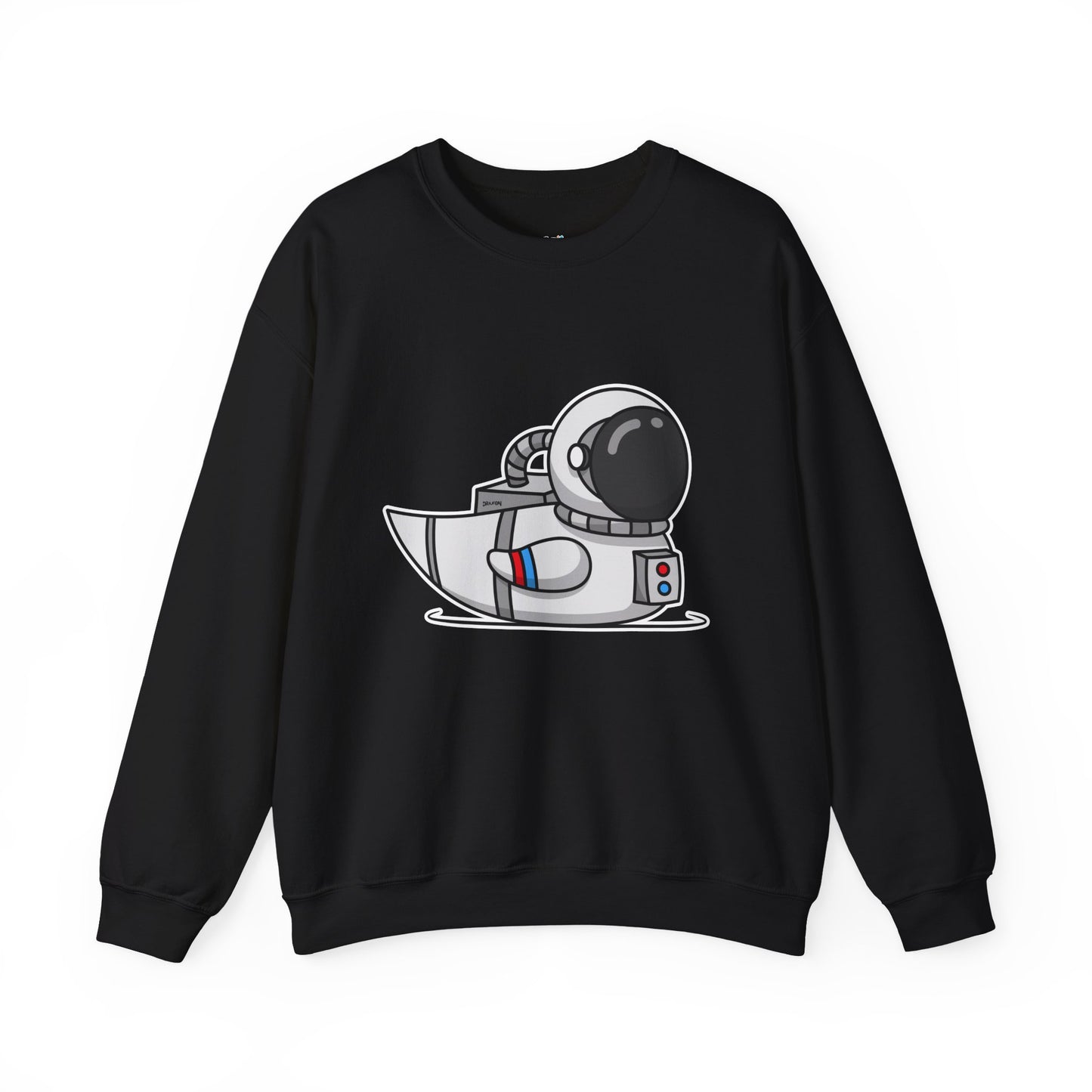 Unisex Heavy Blend™ Crewneck Sweatshirt (Astronaut Duck)