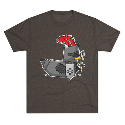 Unisex Tri-Blend Crew Tee (Knight Duck)