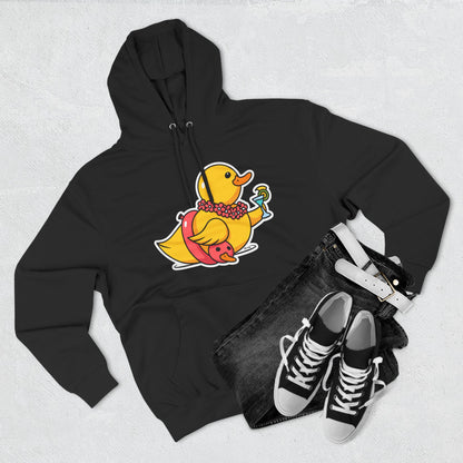 Three-Panel Fleece Hoodie (Tropical Duck)