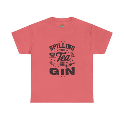 Unisex Heavy Cotton Tee (Spill Tea & Gin)