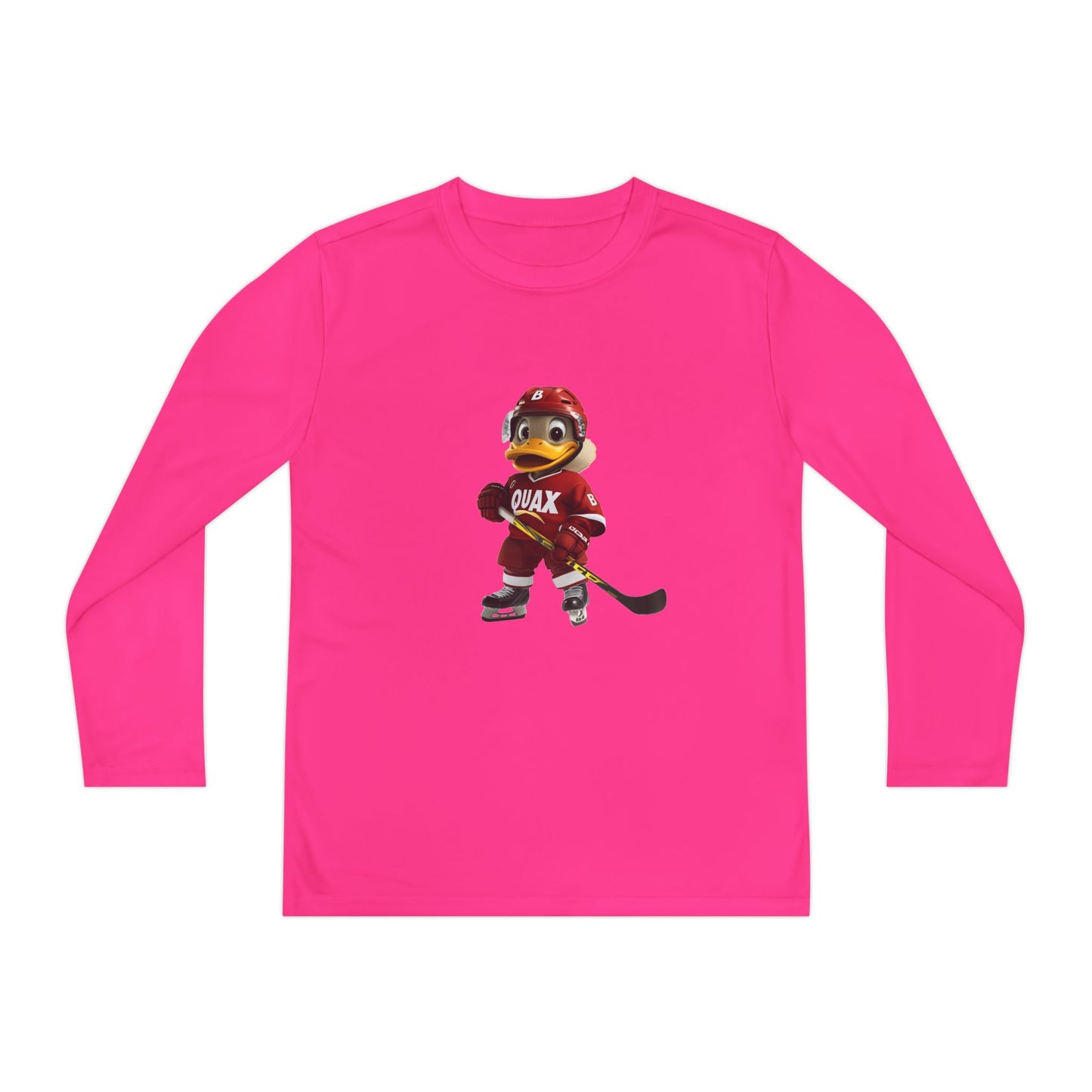 Youth Long Sleeve Competitor Tee (Hockey Quax)