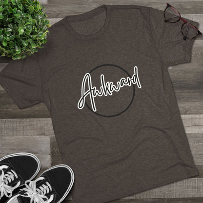 Unisex Tri-Blend Crew Tee (Awkward)