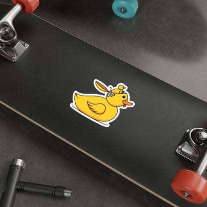 Die-Cut Stickers | Vibrant Art for Personalization (Duck Bird Brain)