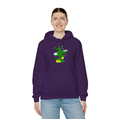 Unisex Heavy Blend™ Hooded Sweatshirt (Larry the Snake thing)