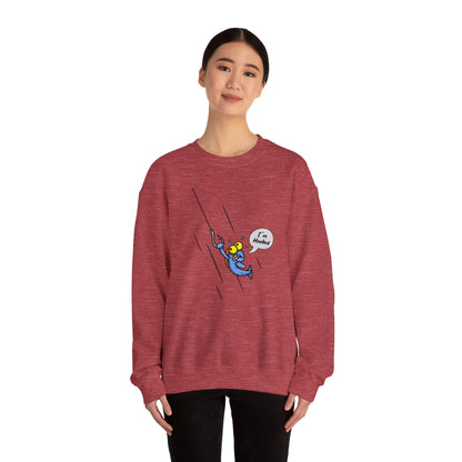 Unisex Heavy Blend™ Crewneck Sweatshirt (Fishing Hooked)