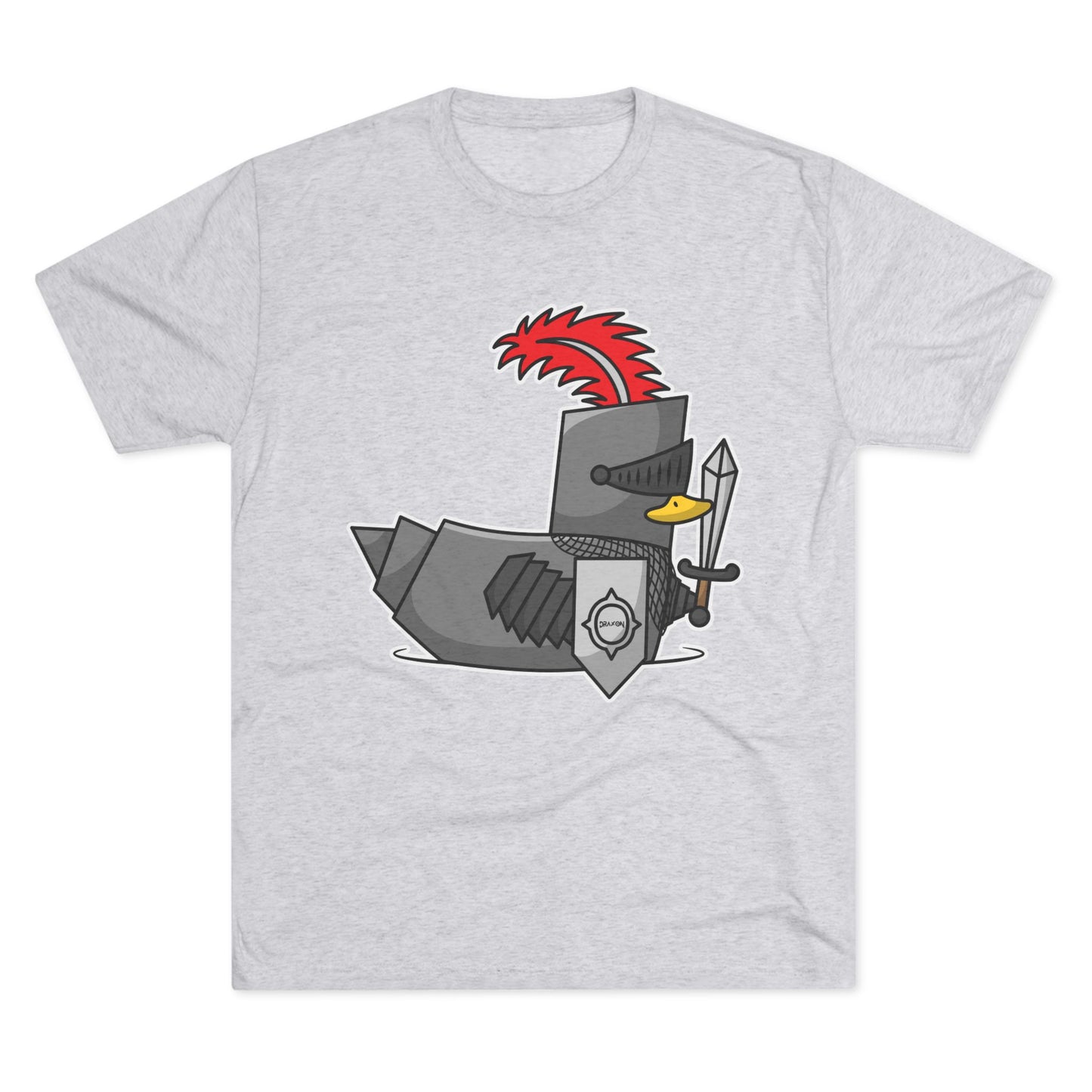 Unisex Tri-Blend Crew Tee (Knight Duck)