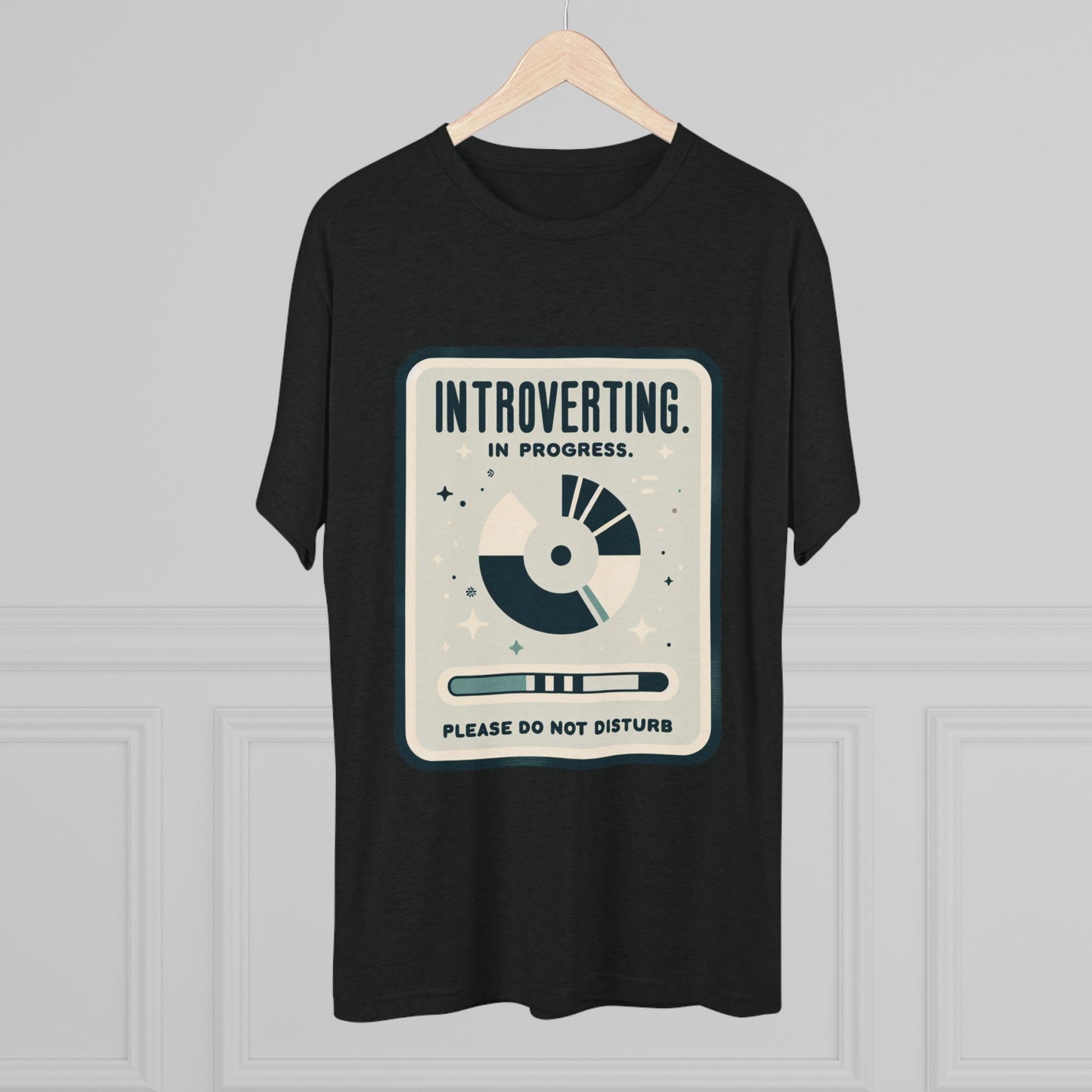 Unisex Tri-Blend Crew Tee (Introverting in Progress)