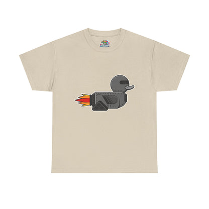 Unisex Heavy Cotton Tee (Robot Duck)