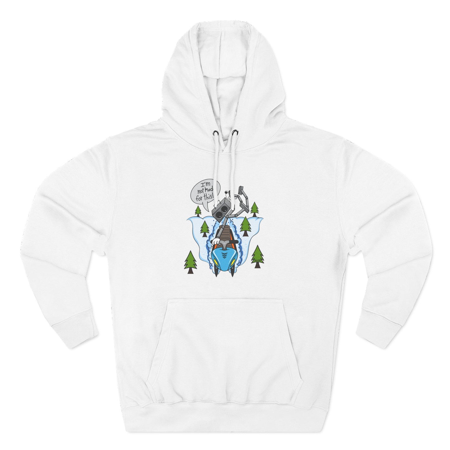 Three-Panel Fleece Hoodie (Not made for this - Snowmobiler)