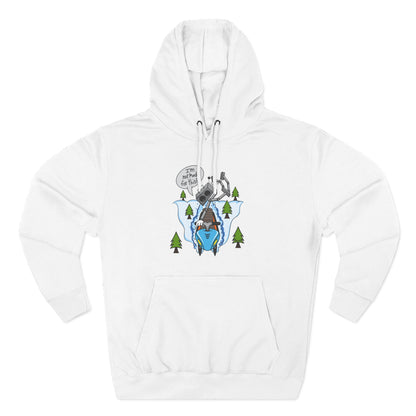 Three-Panel Fleece Hoodie (Not made for this - Snowmobiler)