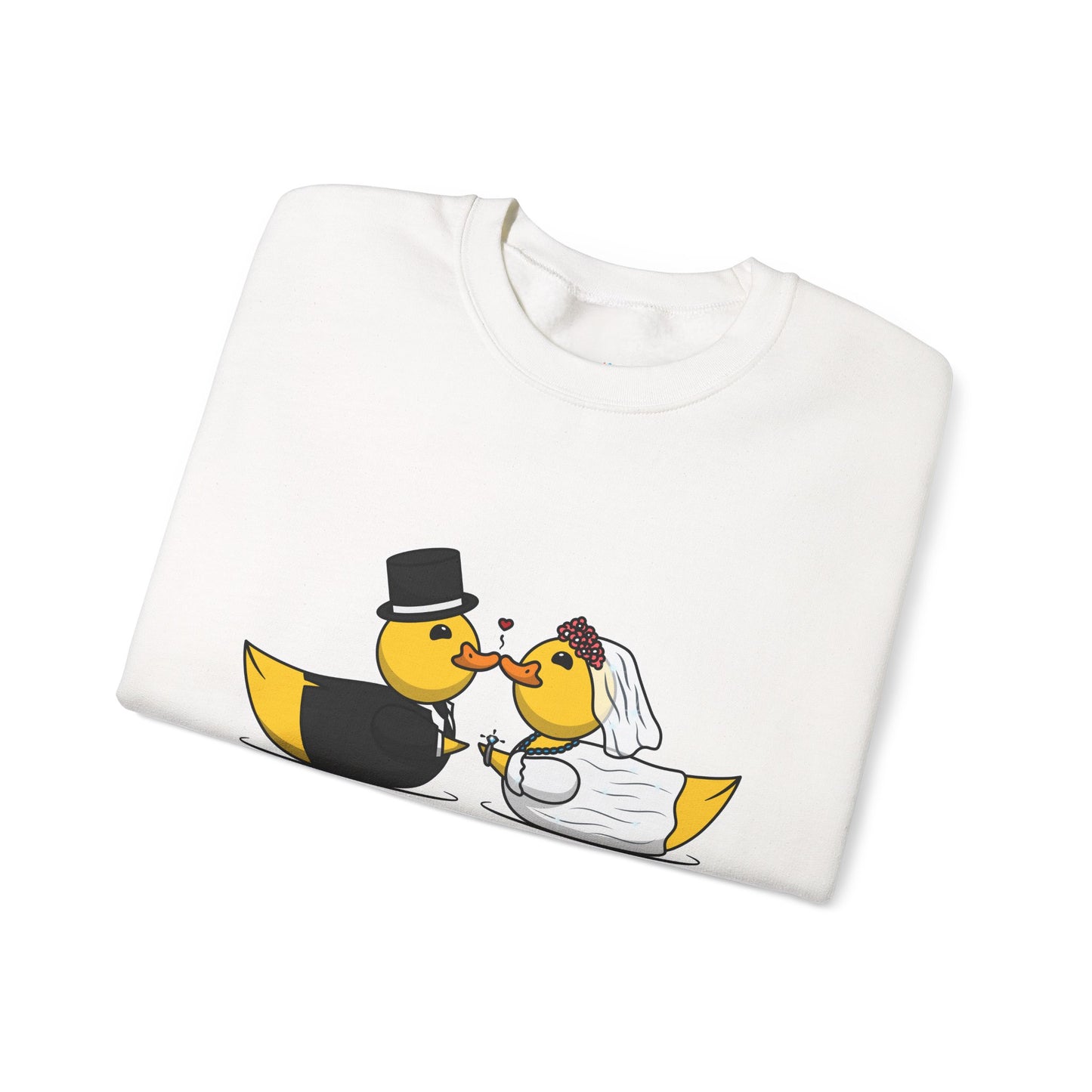 Unisex Heavy Blend™ Crewneck Sweatshirt (Wedding Ducks)